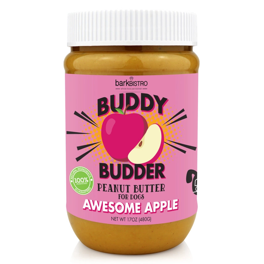 BarkBistro Dog Peanut Butter Awesome Apple Buddy Budder 17oz