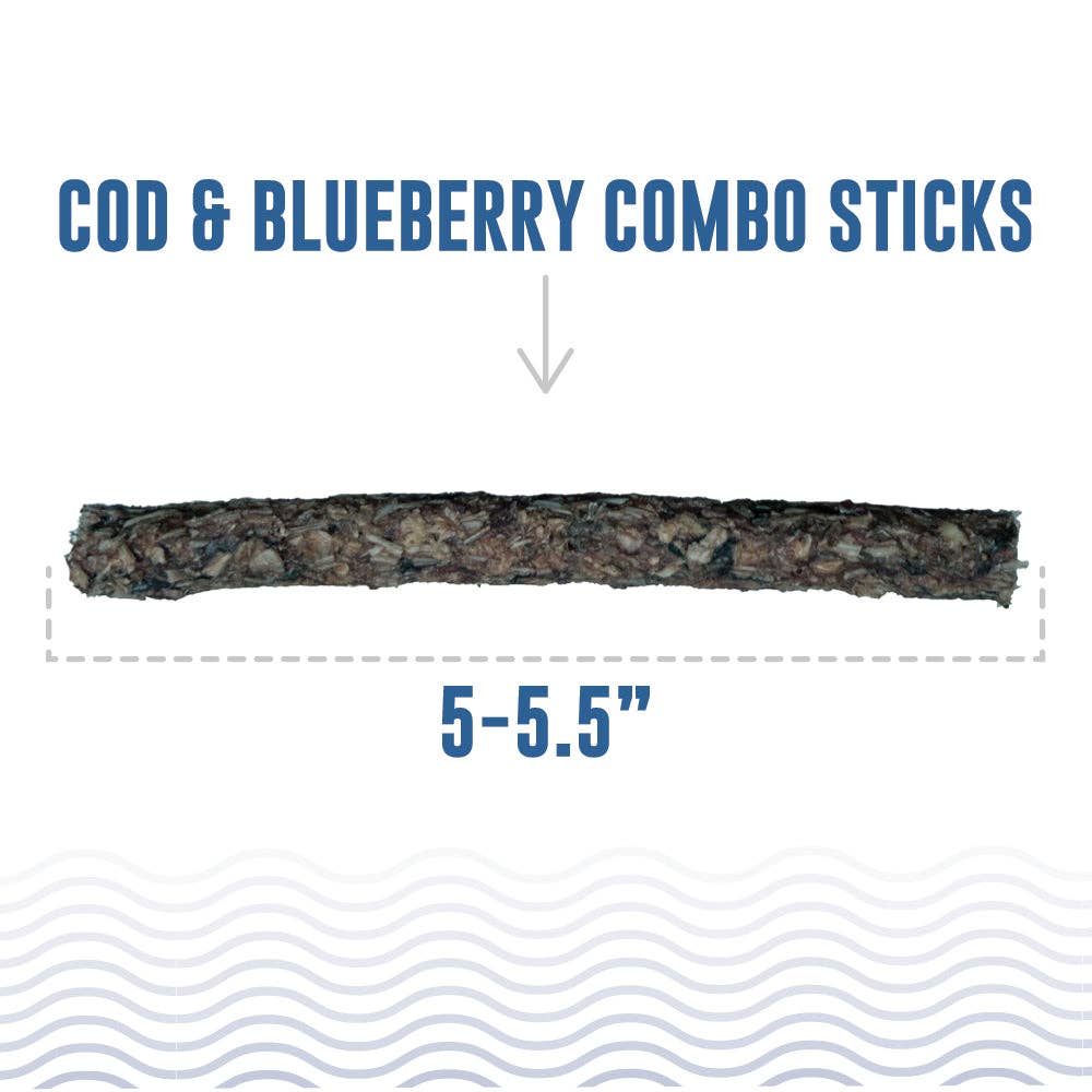 Icelandic+ Cod & Blueberry Combo Sticks Dog Treats