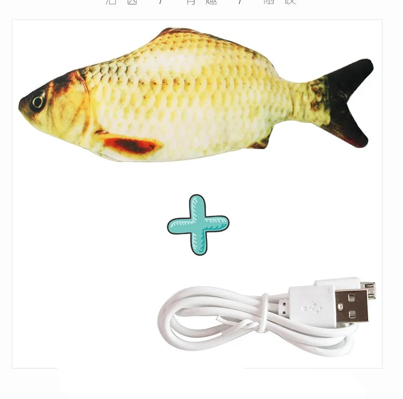 Realistic Fish Chew Toy for Cats