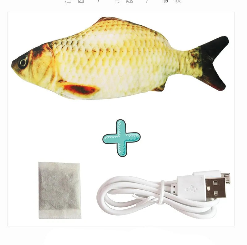 Realistic Fish Chew Toy for Cats